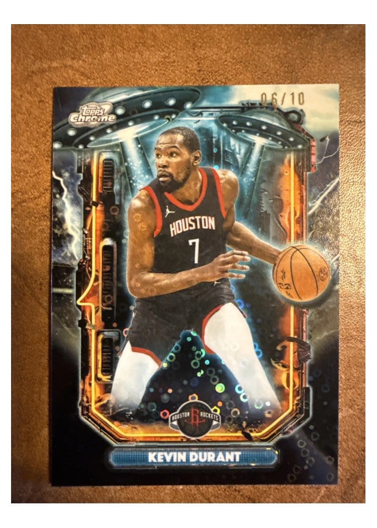 2025-26 Topps Cosmic Chrome Extraterrestrial Talent Kevin Durant #ET-9 card