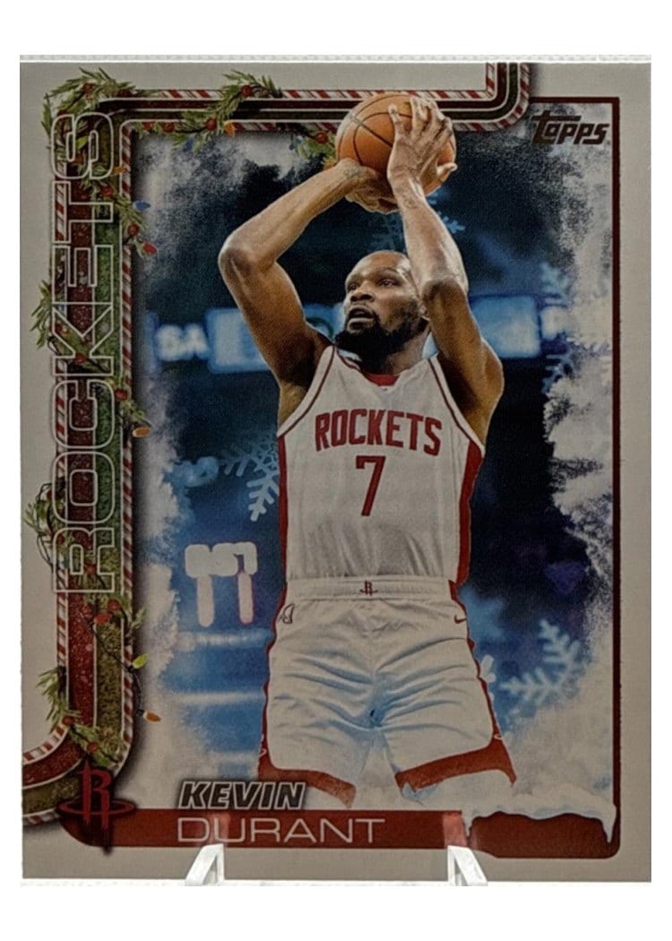 2025-26 Topps Holiday SSP Photo Variations Kevin Durant #SSV-JM card