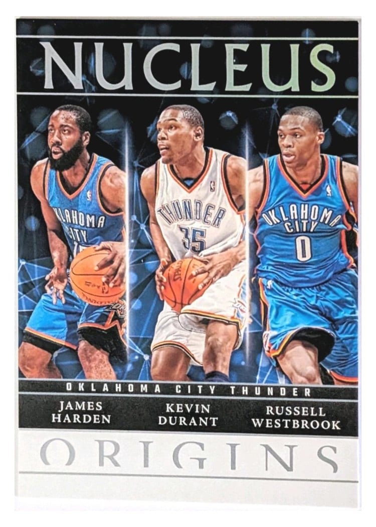 2024-25 Panini Origins Nucleus Set Kevin Durant/Russell Westbrook/James Harden #24 card