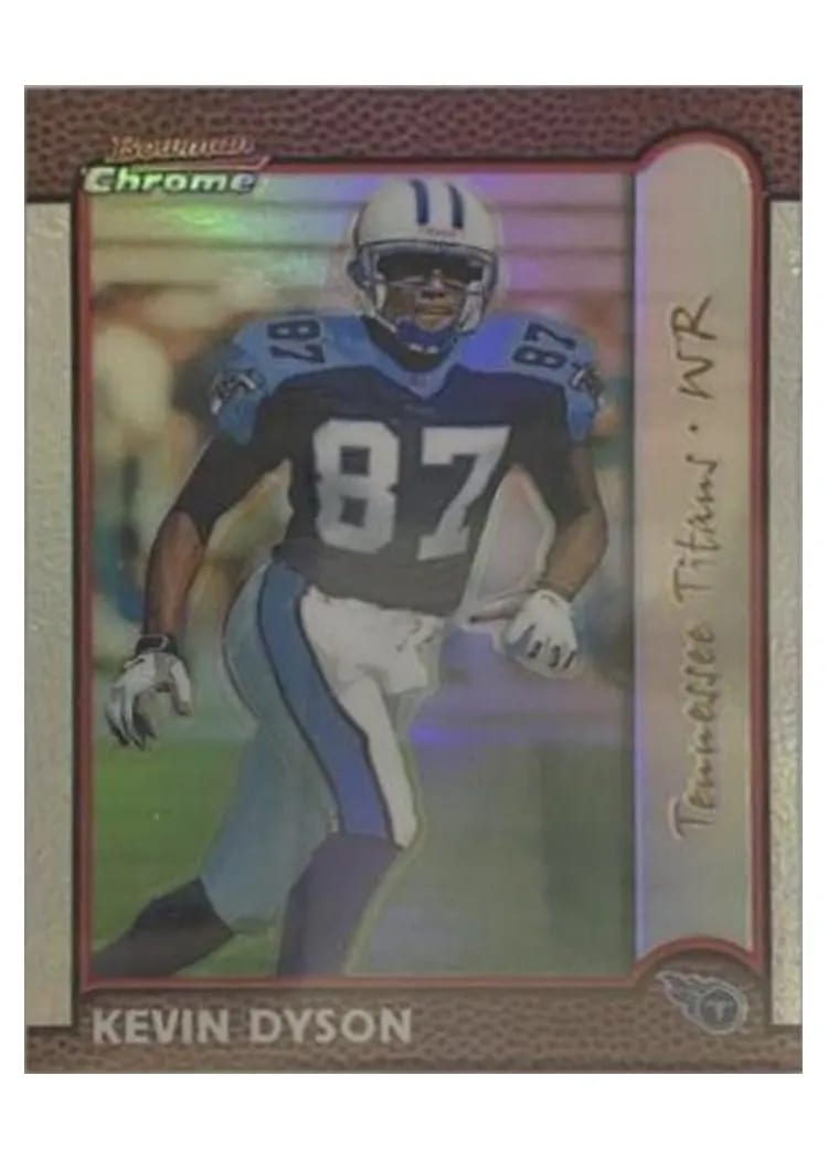 1999 Bowman Chrome Kevin Dyson #51 card