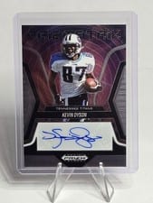 2025 Panini Prizm Black Prizmatrix Signatures Kevin Dyson #47 card