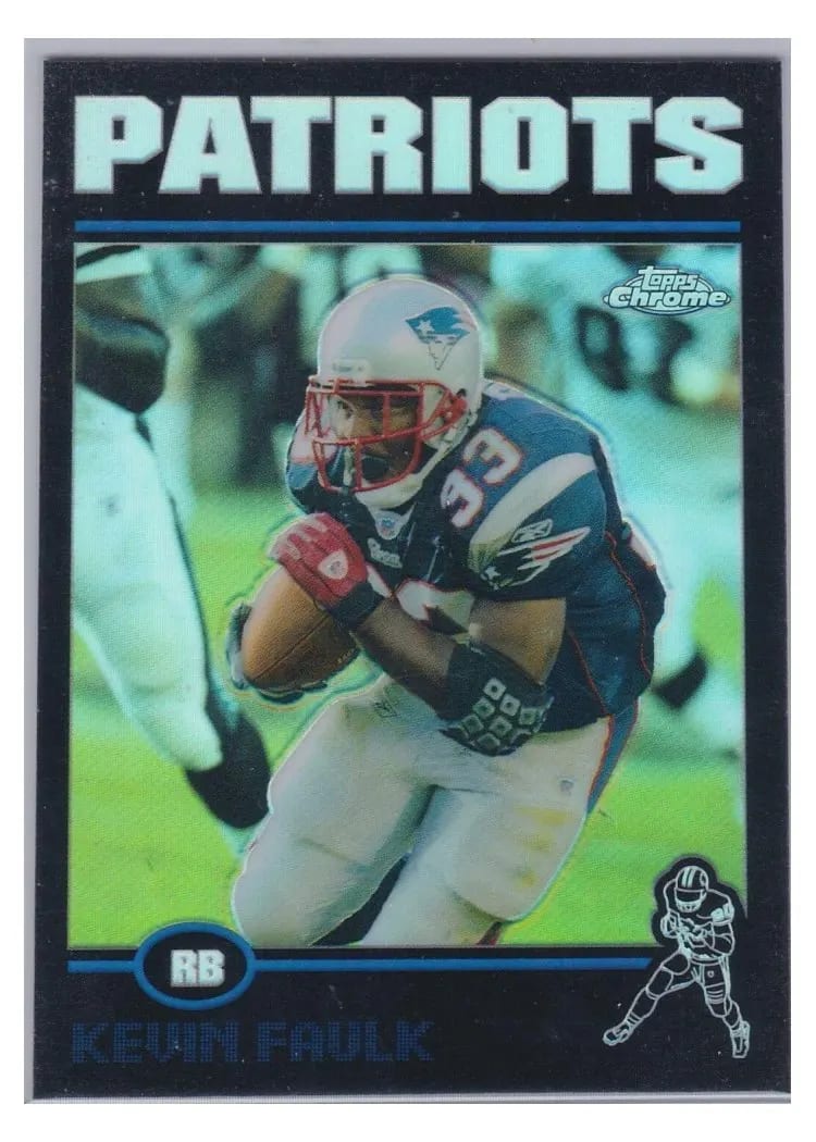 2004 Topps Chrome Kevin Faulk #140 card