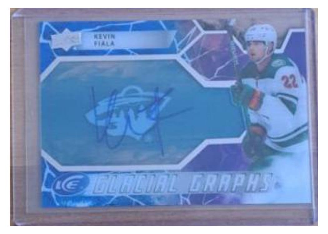 2021-22 Upper Deck Ice Glacial Graphs Kevin Fiala #GG-KF card