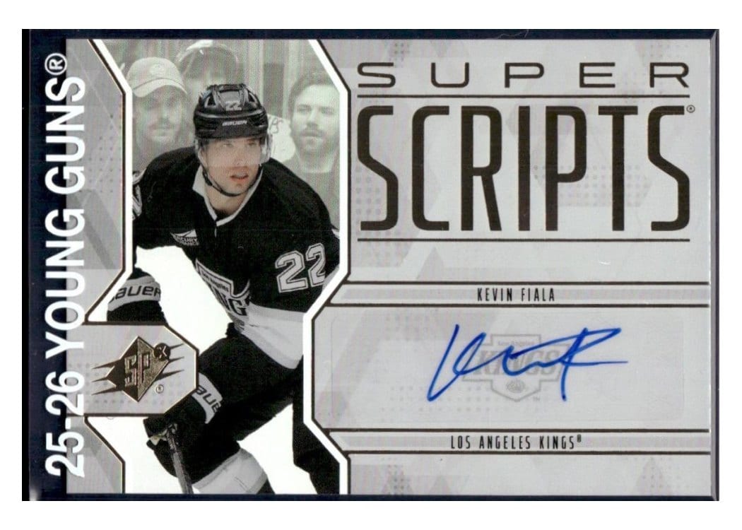 2025-26 SPx SuperScripts Kevin Fiala #SS-KF card