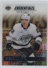 2025-26 Upper Deck Credentials Acetate Ticket Access Kevin Fiala #TA-KF card
