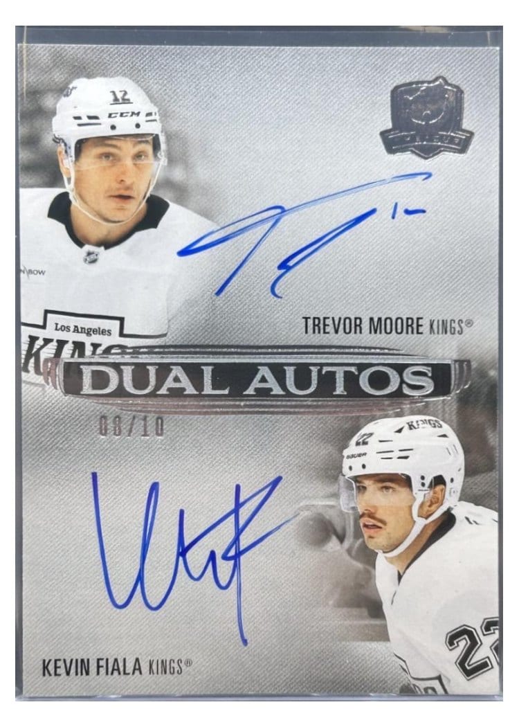 2024-25 Upper Deck The Cup Dual Autos Kevin Fiala/Trevor Moore #DA-MF card