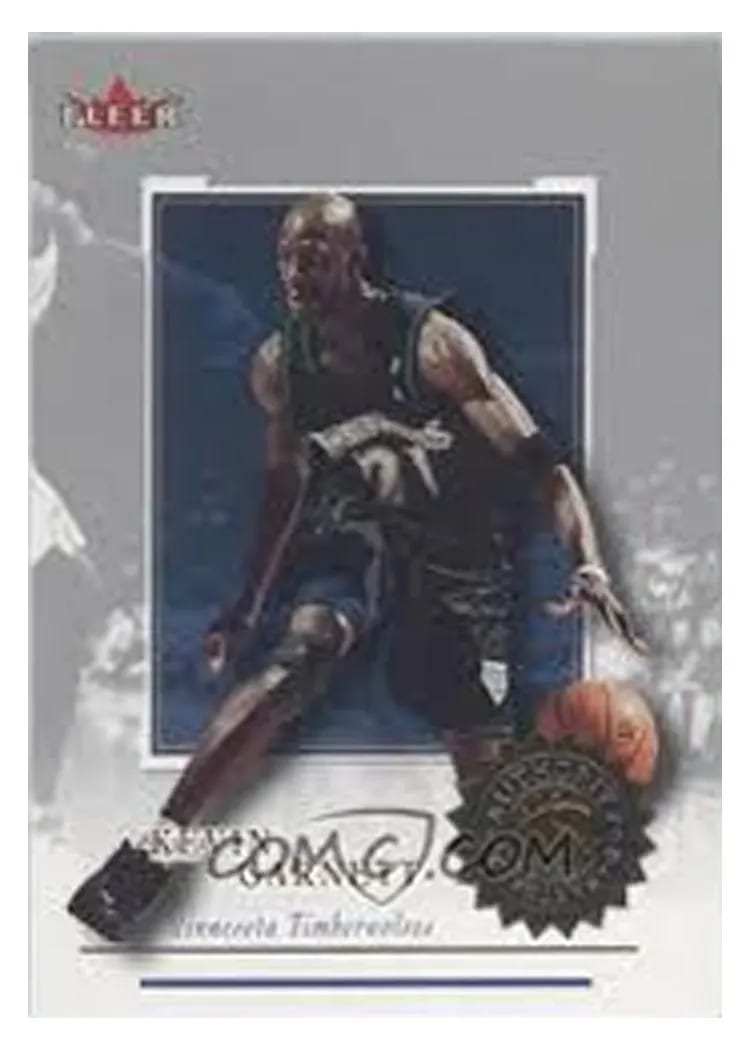 2000 Fleer Authority Kevin Garnett #43 card
