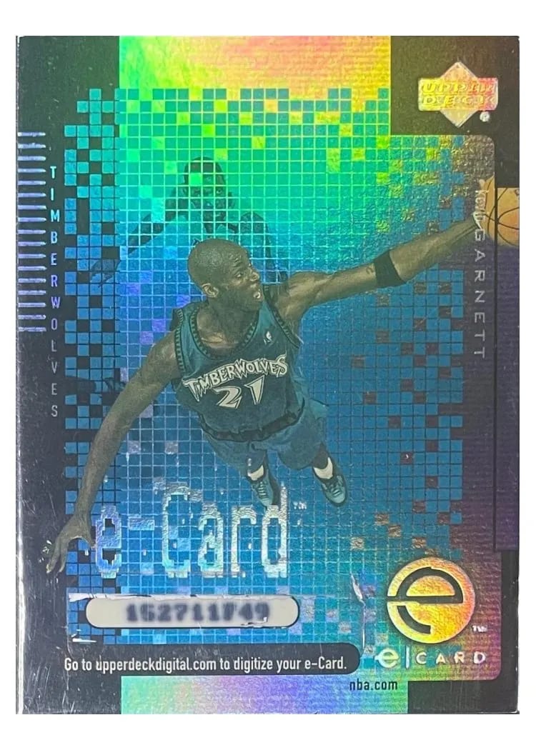 2000 Upper Deck E-Card Kevin Garnett #EC2 card