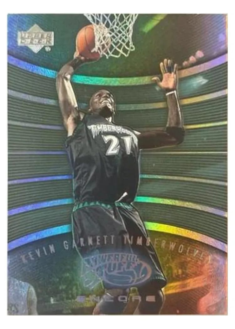 2000 Upper Deck Encore Powerful Stuff Kevin Garnett #PS10 card