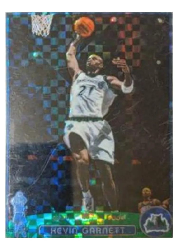 2003 Topps Chrome Kevin Garnett #100 card
