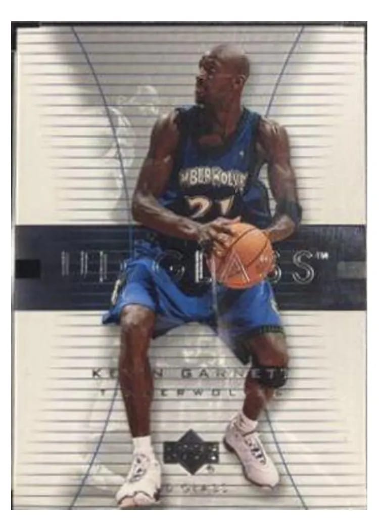 2003 Upper Deck Glass Kevin Garnett #33 card