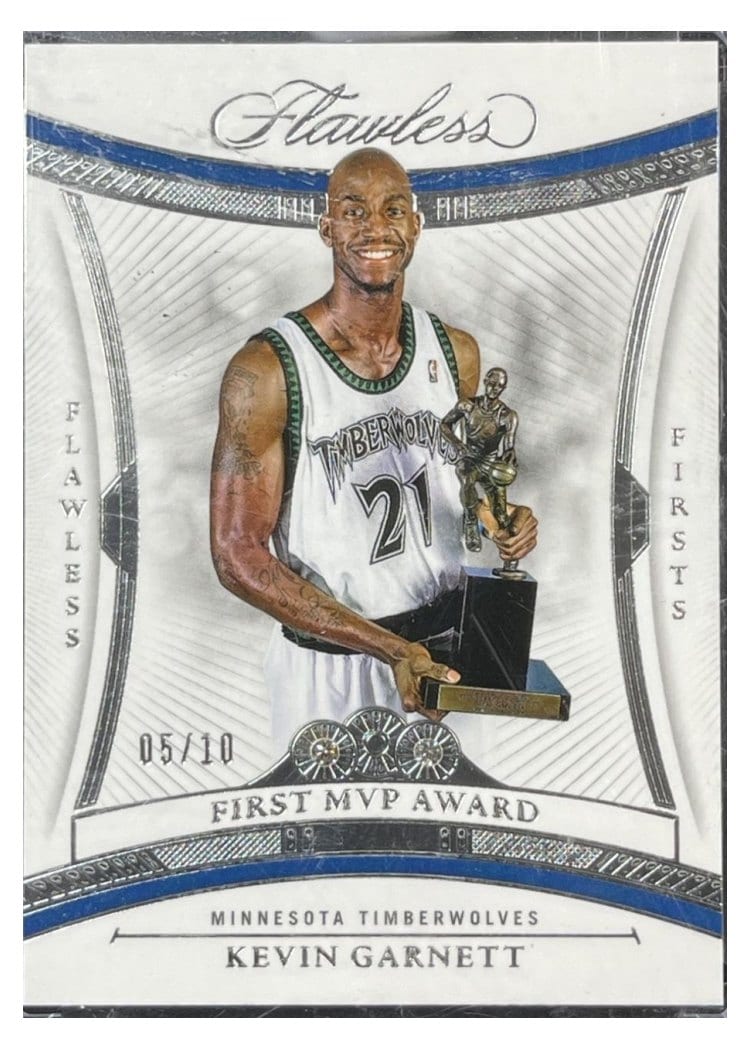2024-25 Panini Flawless Base Gems Kevin Garnett #154 card