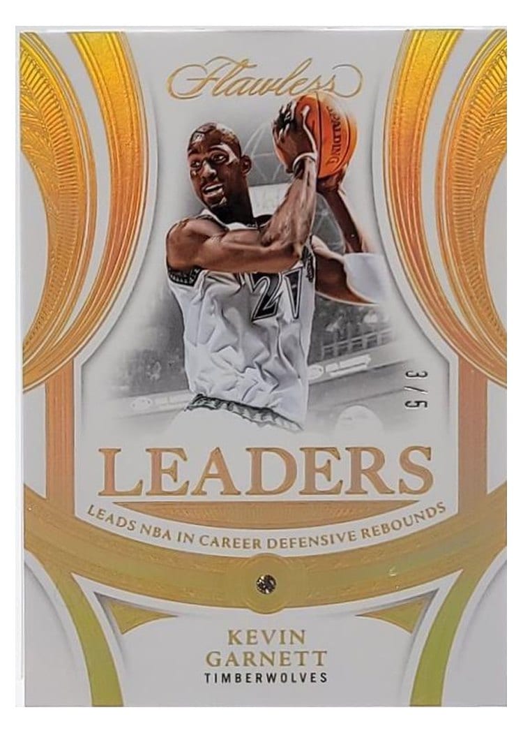 2024-25 Panini Flawless Base Gems Kevin Garnett #169 card