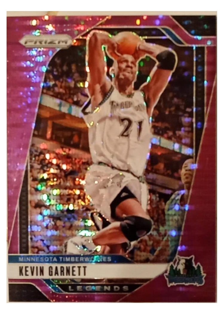 2024-25 Panini Prizm Base Set Kevin Garnett Pink Pulsar #283 card