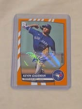 2023 Topps Big League Electric Orange Autographs Kevin Gausman #70 card