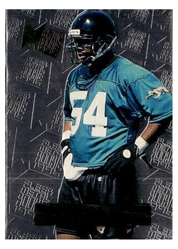 1996 Fleer Metal Kevin Hardy #133PM card