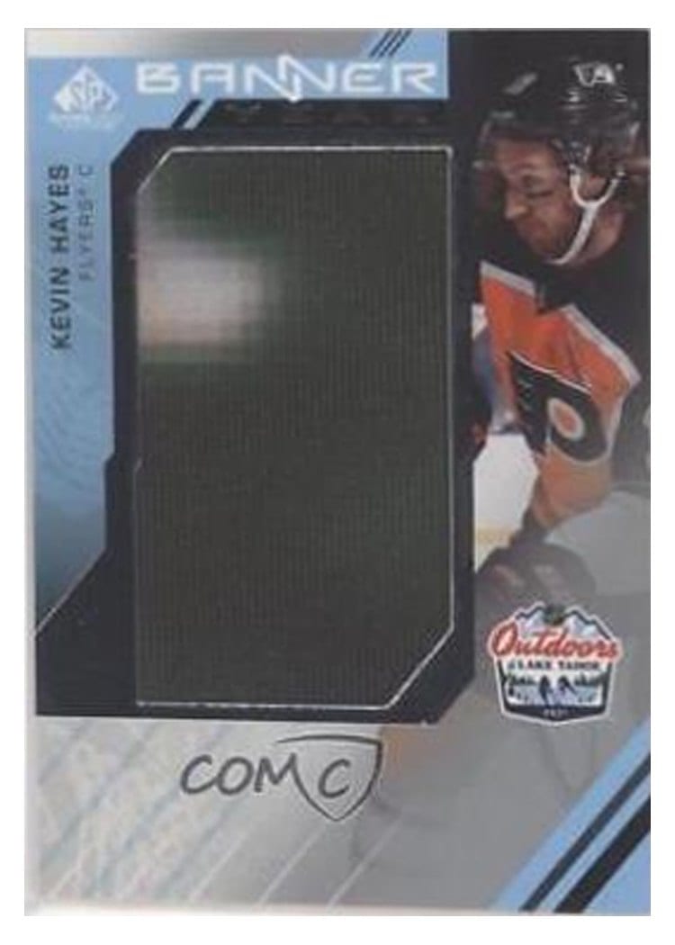 2021-22 SP Game Used 2021 NHL Lake Tahoe Games Banner Year Relics Kevin Hayes #BYLT-KH card