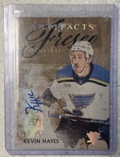2024-25 Upper Deck Artifacts Fresco Signatures Kevin Hayes #FS-KH card