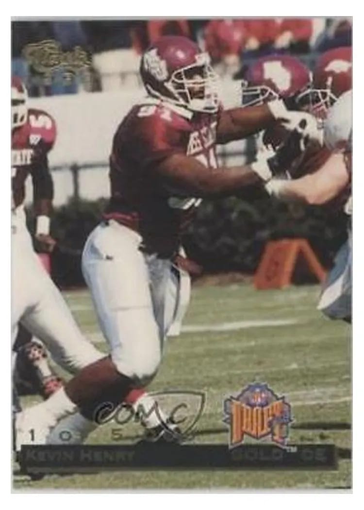 1993 Classic Kevin Henry Gold #55 card