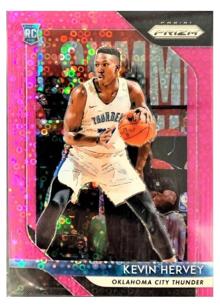 2018-19 Panini Prizm Base Set Kevin Hervey Fast Break Prizm Pink #29