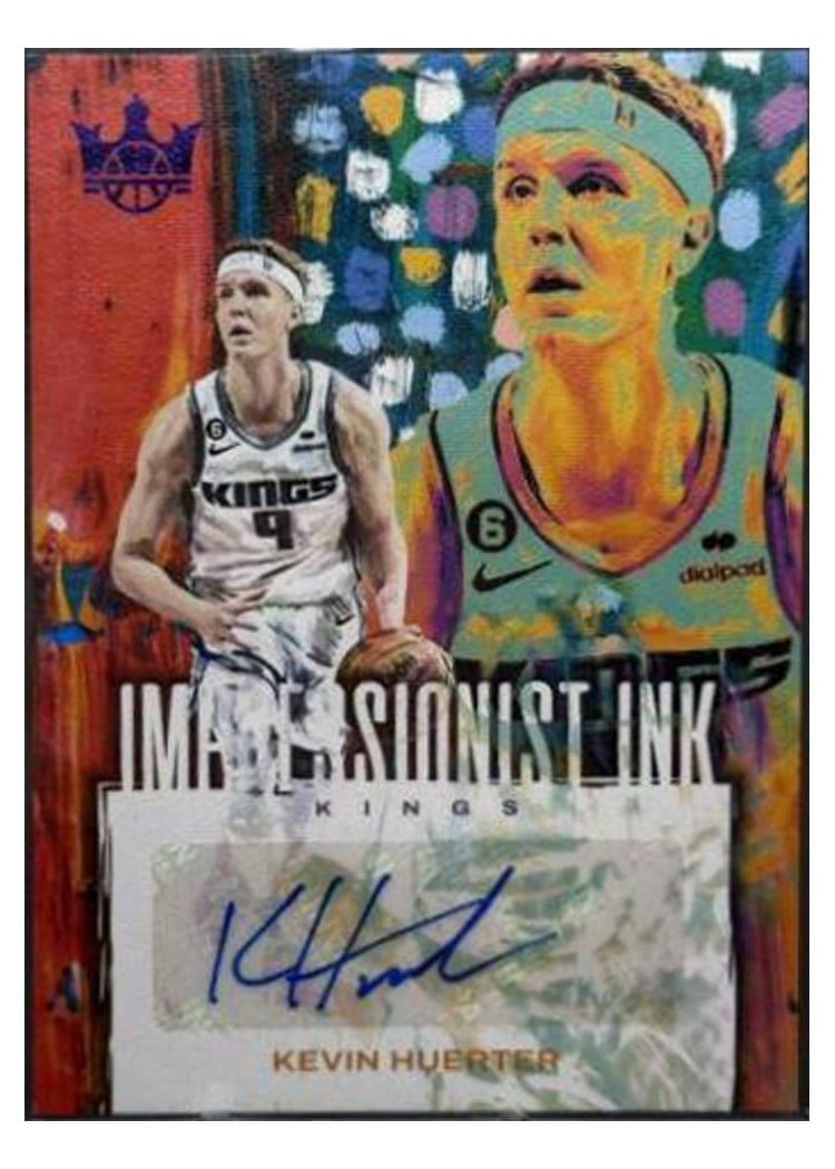 2023-24 Panini Court Kings Impressionist Ink Kevin Huerter #II-KEV card