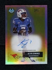 2025 Bowman University Chrome 1955 Bowman Football Autographs Kevin Jennings #55AV-KJ card