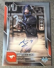 2025 Bowman University Chrome Chrome Prospect Autographs Kevin Jennings #BCA-KJ card
