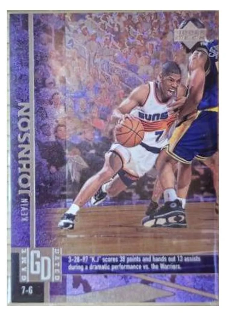 1997 Upper Deck Kevin Johnson #97 card