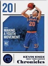 2018 Panini Chronicles Kevin Knox #58 card