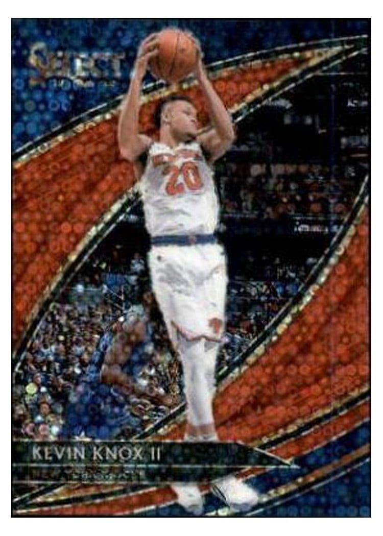 2019-20 Panini Select Base Set Kevin Knox II Red Disco Prizm #201 card