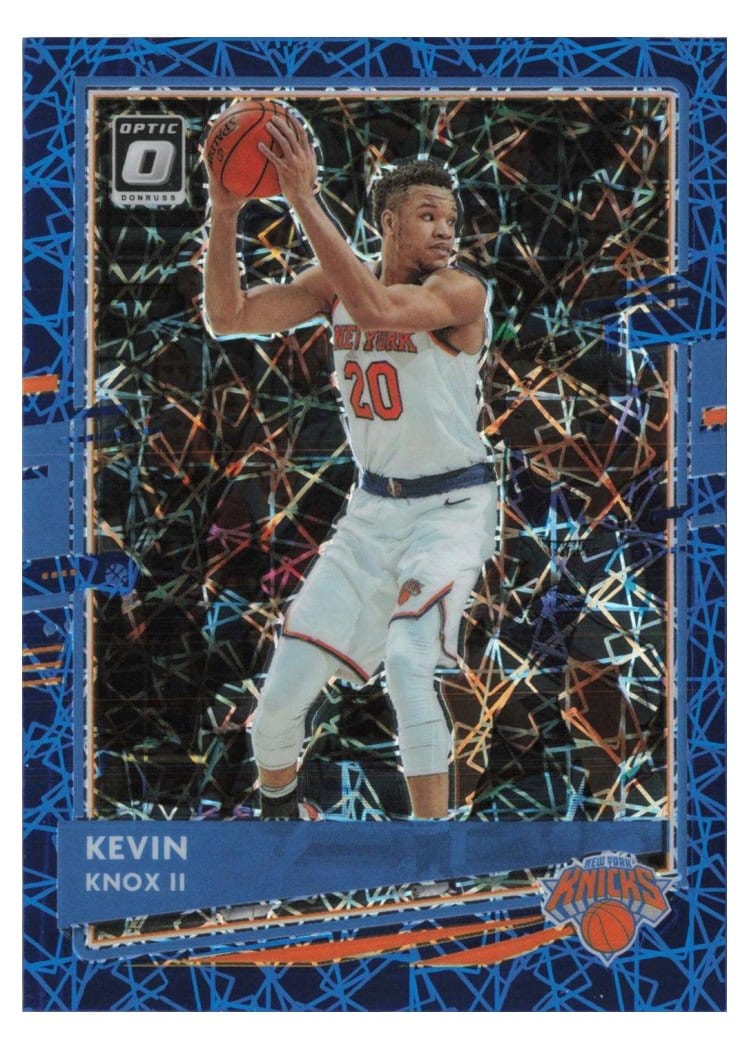 2020-21 Donruss Optic Base Set Kevin Knox II Blue Velocity #73 card