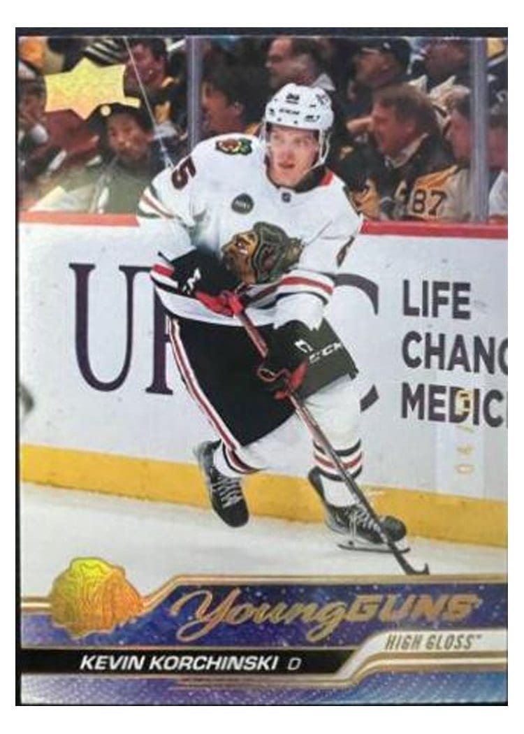 2023-24 Upper Deck Base Set Kevin Korchinski #486 card