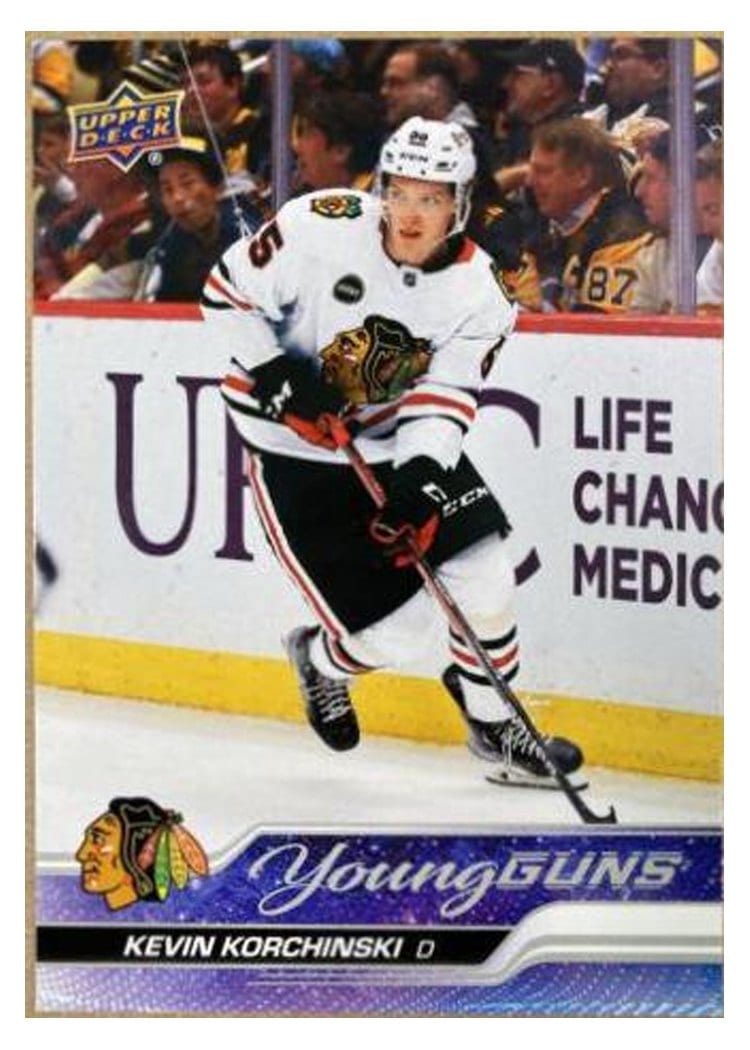 2023-24 Upper Deck Base Set Kevin Korchinski #486 card