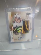 2023-24 Upper Deck Premier Acetate Rookie Autograph Patch Kevin Korchinski #AR-KK card
