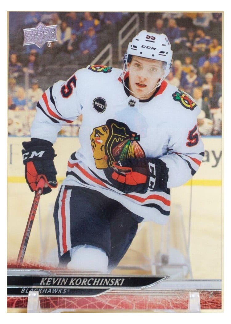 2024-25 Upper Deck Base Set Kevin Korchinski #44 card