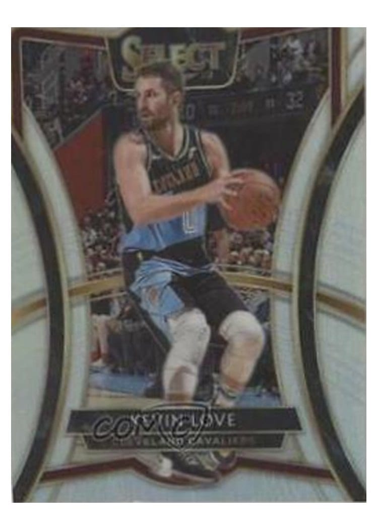 2019-20 Panini Select Base Set Kevin Love Silver Prizm #113 card