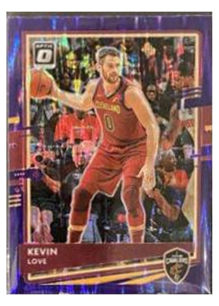 2020-21 Donruss Optic Base Set Kevin Love Purple Shock #76 card