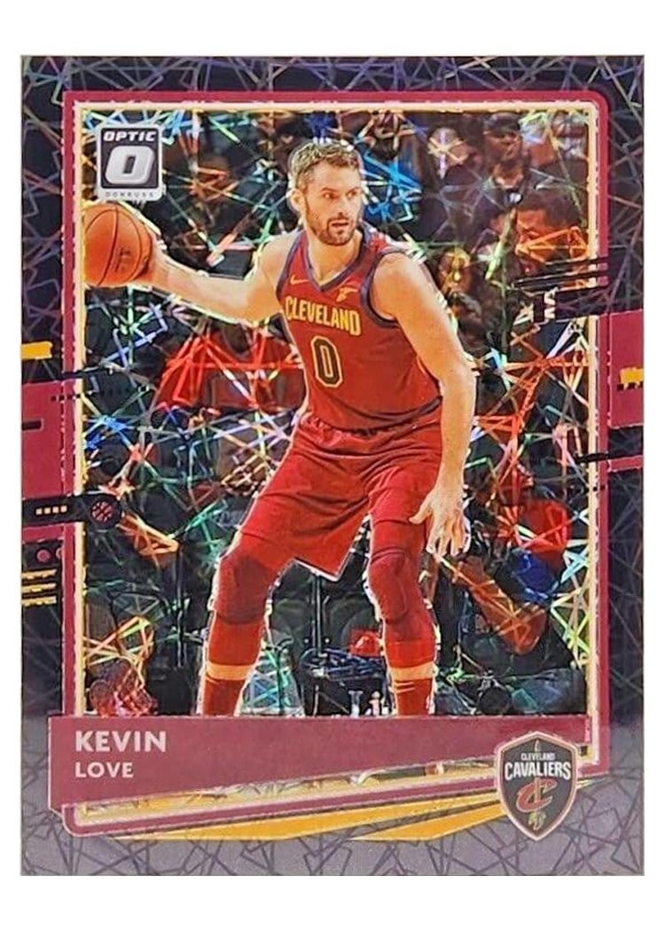 2020-21 Donruss Optic Base Set Kevin Love Black Velocity #76 card