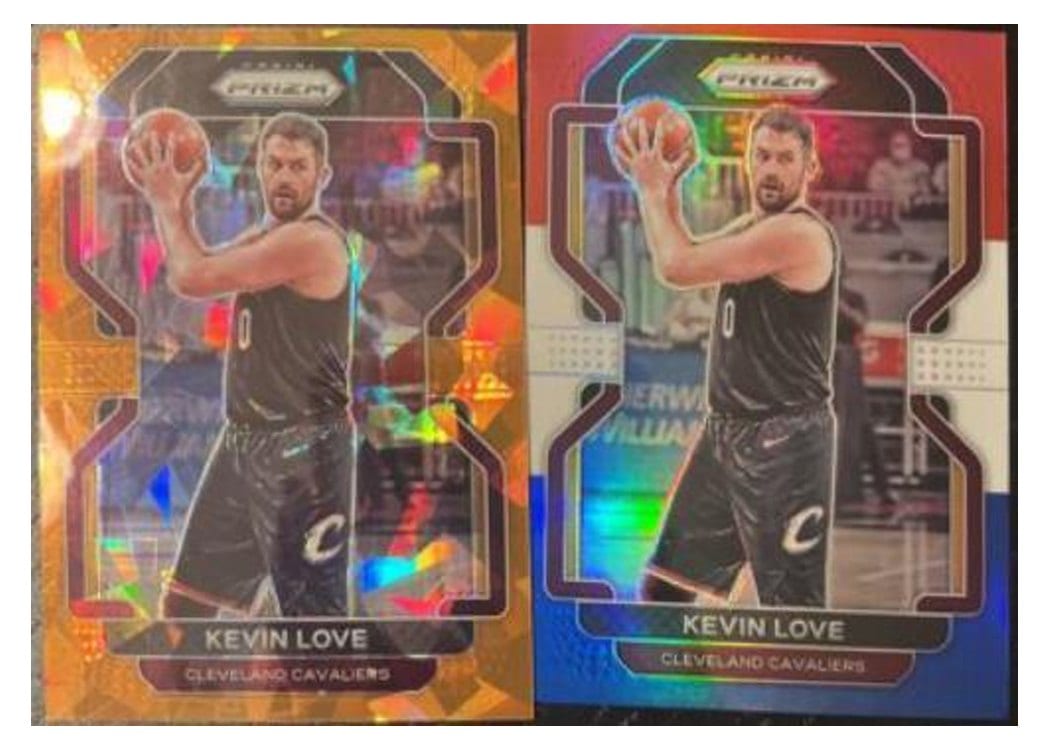 2021-22 Panini Prizm Base Set Kevin Love #115 card