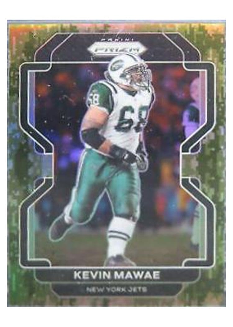 2021 Panini Prizm Base Set Kevin Mawae Forest Camo Prizm #93 card