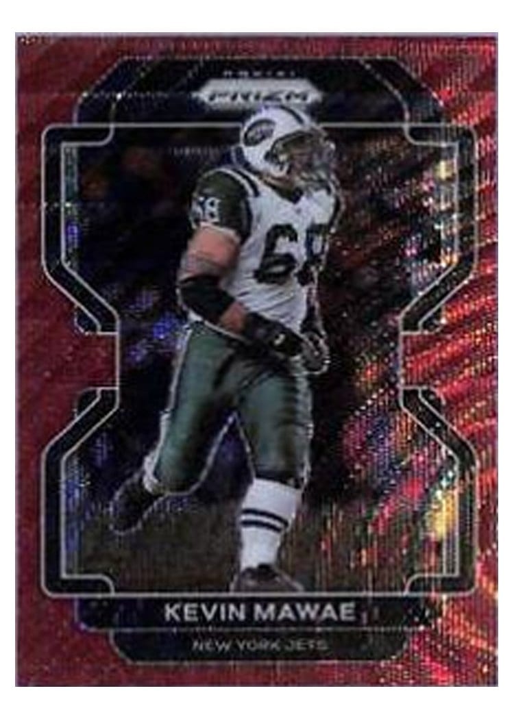 2021 Panini Prizm Base Set Kevin Mawae Red Wave Prizm #93 card