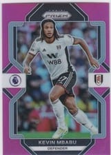 2022 Panini Prizm Premier League Kevin Mbabu Red Mosaic #72 card