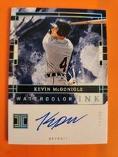 2024 Panini Impeccable Watercolor Signatures Kevin McGonigle #WCS-KM card