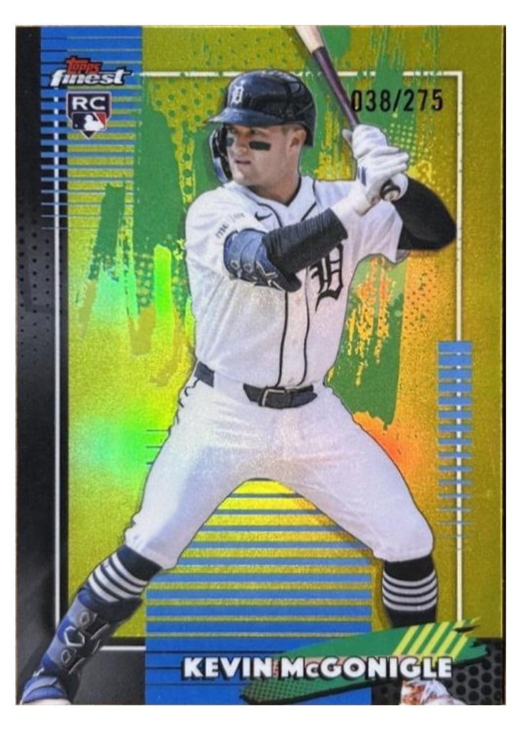 2026 Topps Finest Kevin McGonigle Yellow Refractor #147 card
