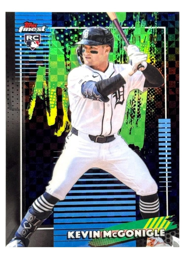 2026 Topps Finest Kevin McGonigle Black X-Fractor #74 card