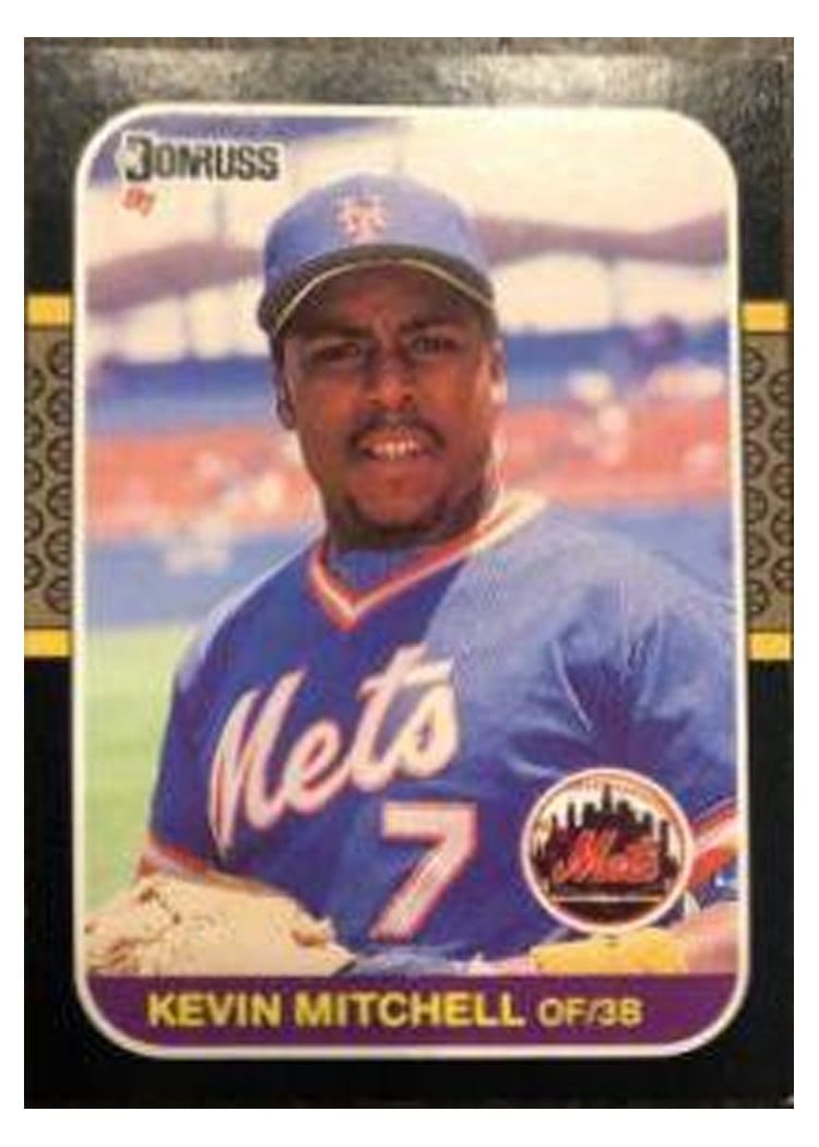 1987 Donruss Kevin Mitchell #599 card