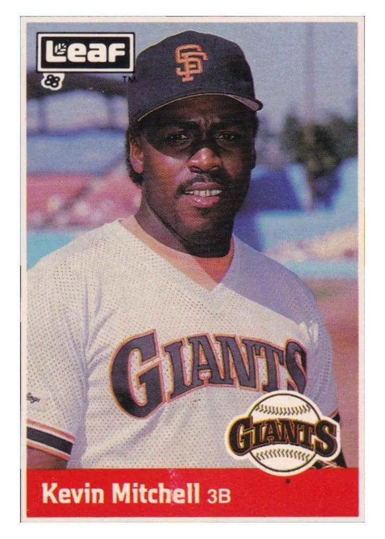 1988 Leaf Kevin Mitchell #87 card
