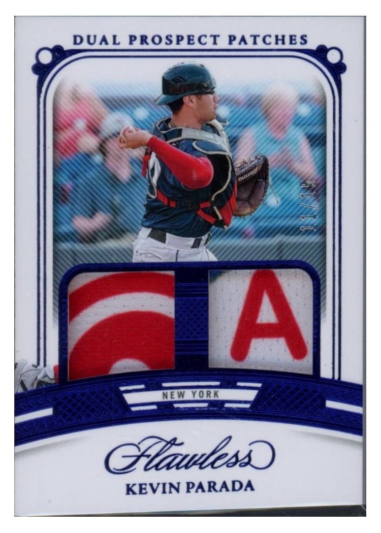 2024 Panini Flawless Dual Prospect Patches Kevin Parada #DP-KP card