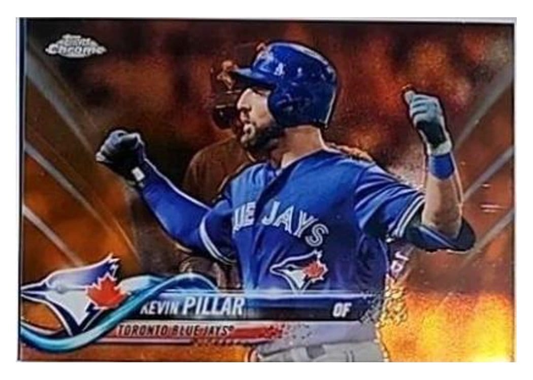 2018 Topps Chrome Base Set Kevin Pillar #11 card