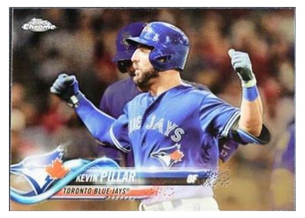 2018 Topps Chrome Base Set Kevin Pillar #11 card